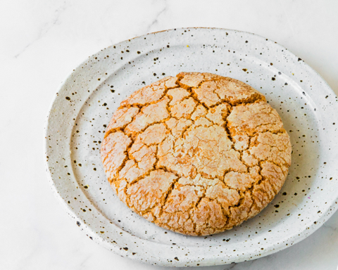 Strawberry Crinkle Cookies