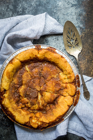 Caramel Snickerdoodle Cookie Pie