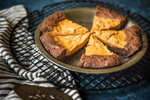 Chocolate Peanut Butter Cookie Pie